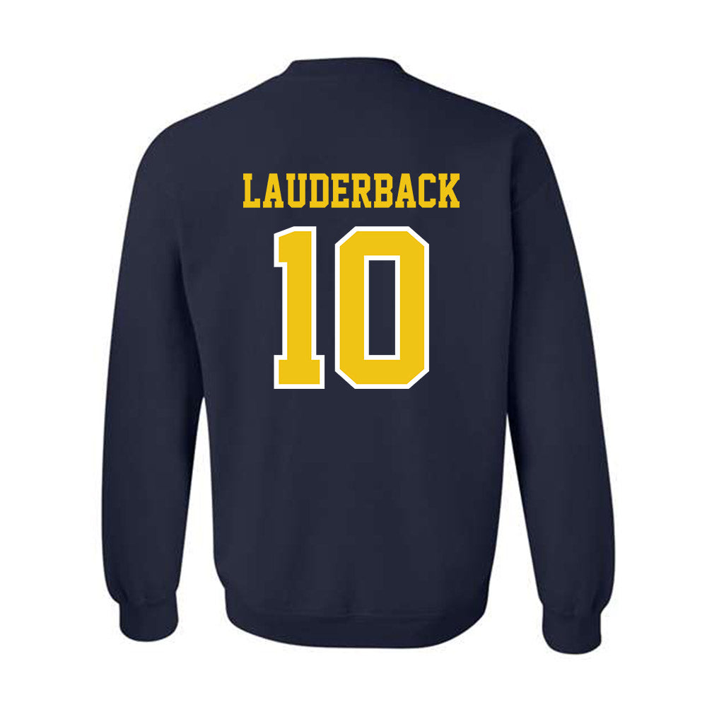 Michigan - NCAA Men's Lacrosse : Nick Lauderback - Classic Shersey Crewneck Sweatshirt-1