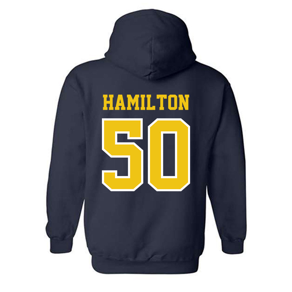 Michigan - NCAA Football : Luke Hamilton - Classic Shersey Hooded Sweatshirt-1