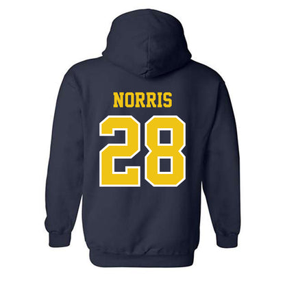 Michigan - NCAA Women's Lacrosse : Calli Norris - Classic Shersey Hooded Sweatshirt-1