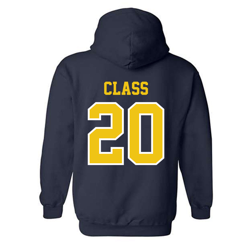 Michigan - NCAA Women's Lacrosse : Ava Class - Classic Shersey Hooded Sweatshirt-1