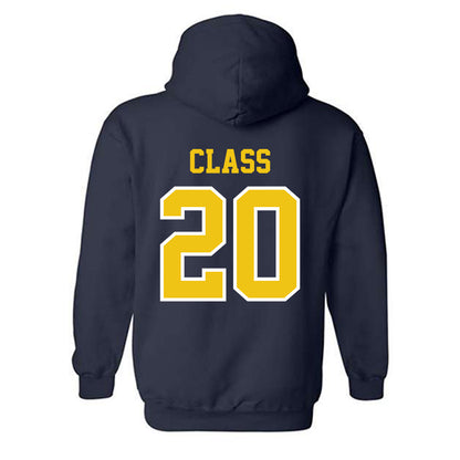 Michigan - NCAA Women's Lacrosse : Ava Class - Classic Shersey Hooded Sweatshirt-1