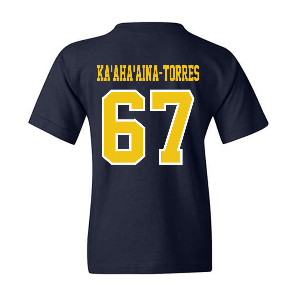 Michigan - NCAA Football : Houston Ka'aha'aina-Torres - Classic Shersey Youth T-Shirt-1