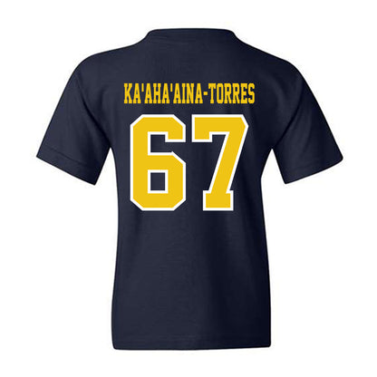 Michigan - NCAA Football : Houston Ka'aha'aina-Torres - Classic Shersey Youth T-Shirt-1