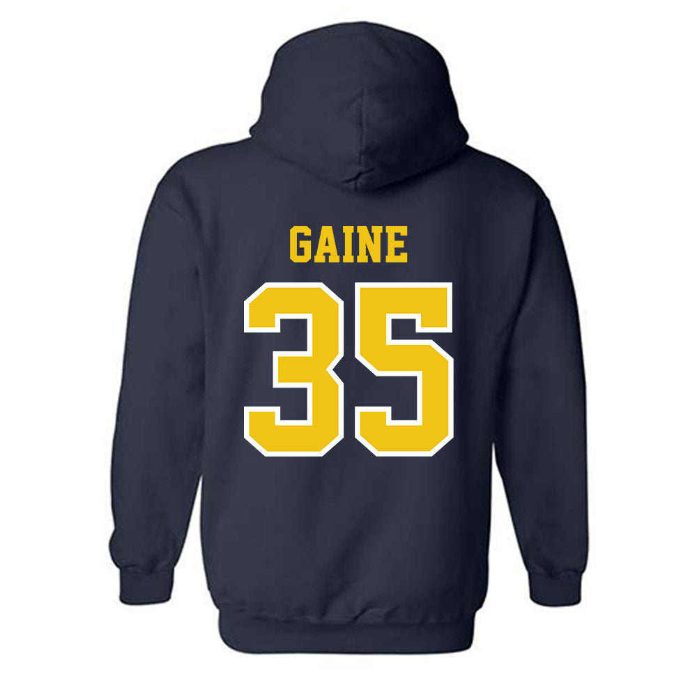 Michigan - NCAA Men's Lacrosse : Chris Gaine - Classic Shersey Hooded Sweatshirt-1