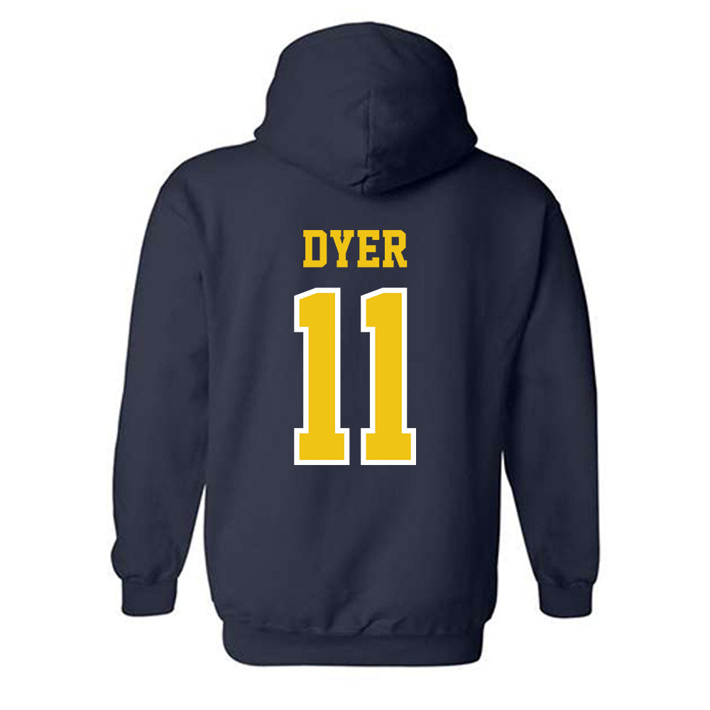 Michigan - NCAA Women's Lacrosse : Kaylee Dyer - Classic Shersey Hooded Sweatshirt-1