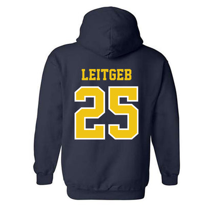 Michigan - NCAA Baseball : Brock leitgeb - Classic Shersey Hooded Sweatshirt-1