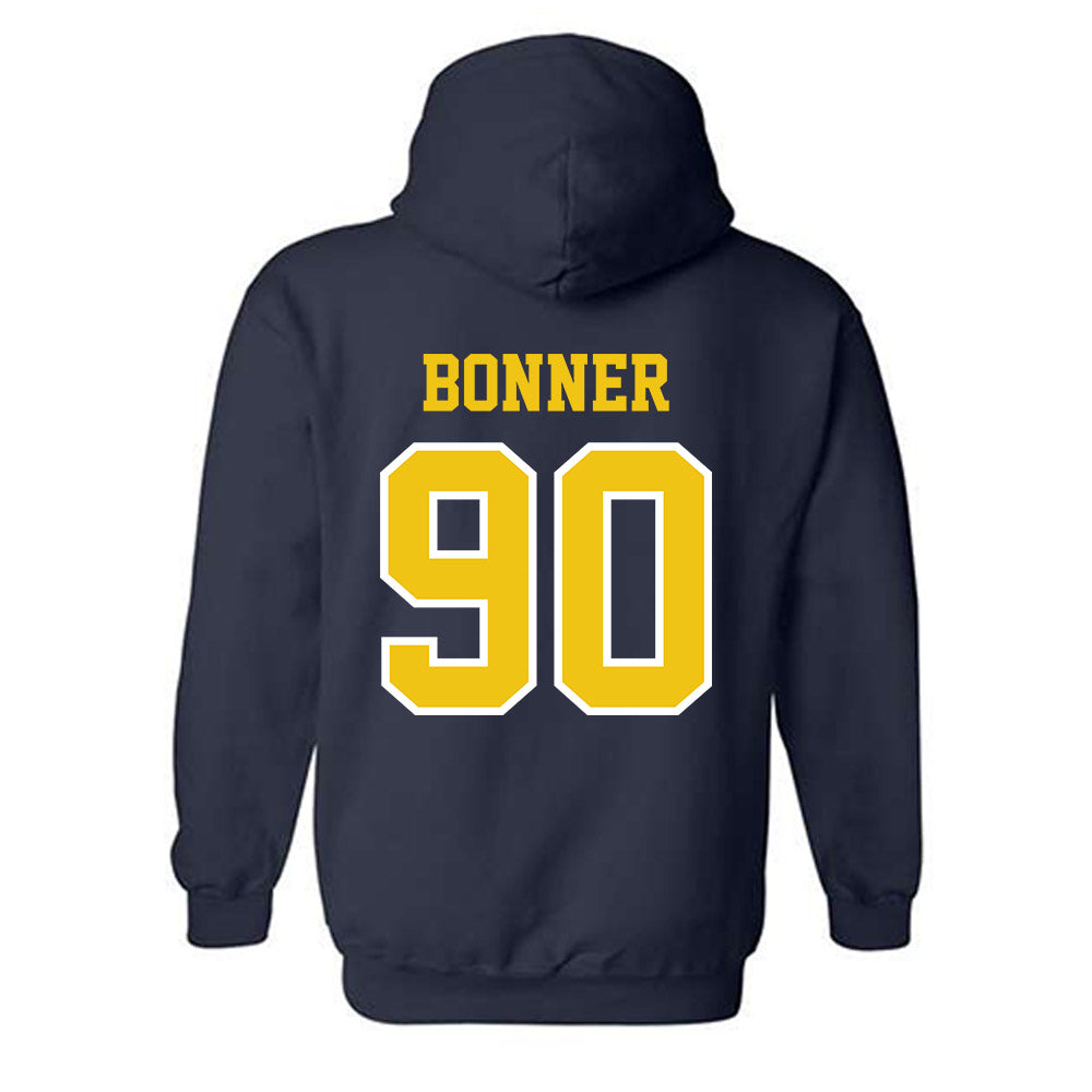 Michigan - NCAA Men's Lacrosse : Max Bonner - Classic Shersey Hooded Sweatshirt-1