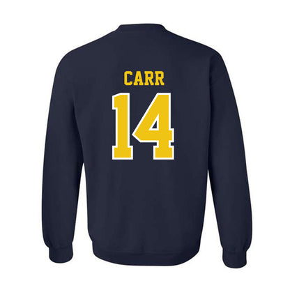 Michigan - NCAA Football : Tommy Carr - Classic Shersey Crewneck Sweatshirt-1