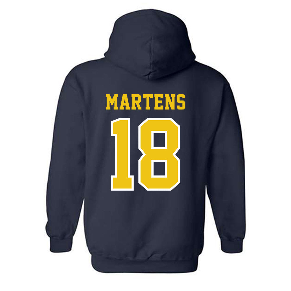 Michigan - NCAA Men's Soccer : Zachary Martens - Classic Shersey Hooded Sweatshirt-1