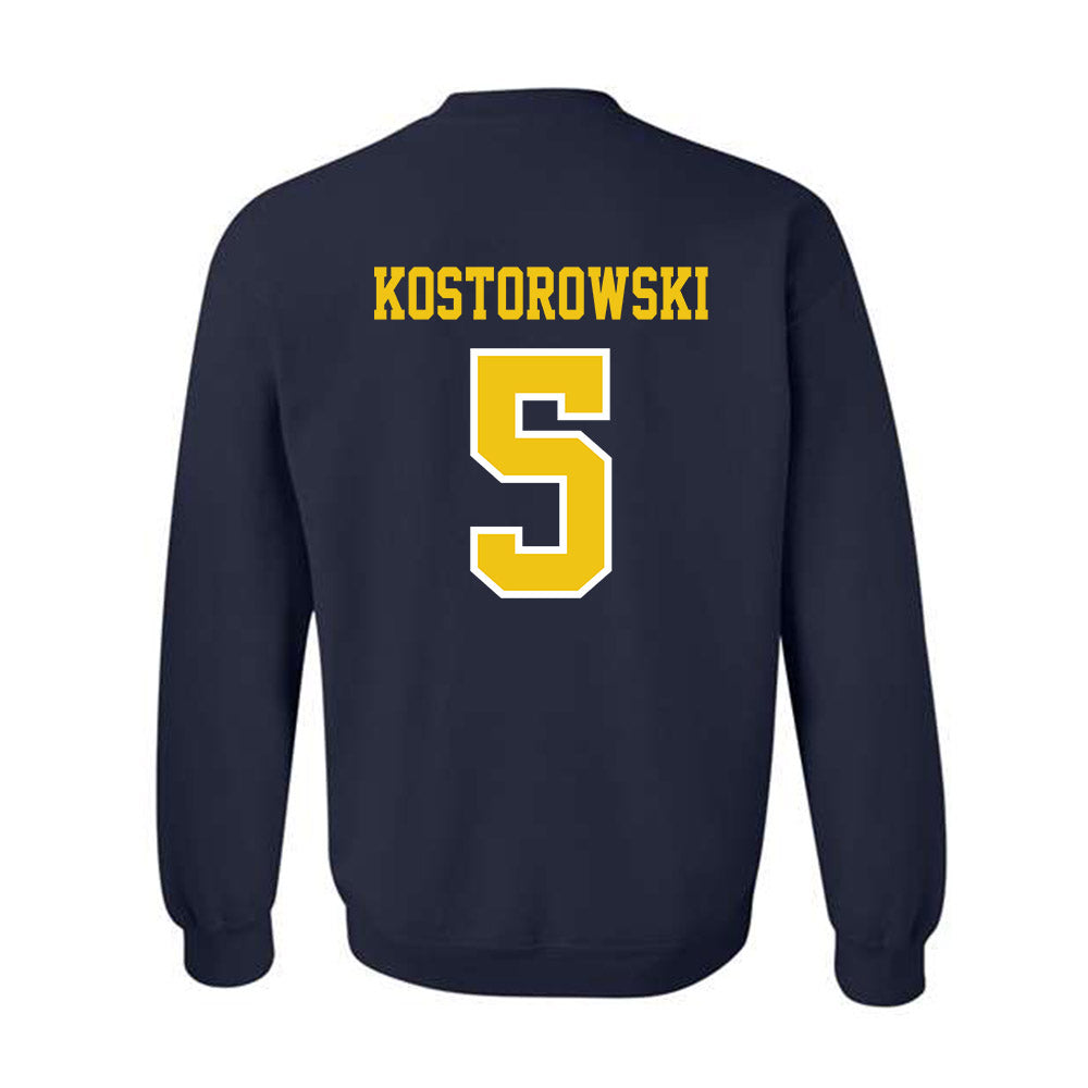 Michigan - NCAA Women's Lacrosse : Laila Kostorowski - Classic Shersey Crewneck Sweatshirt-1