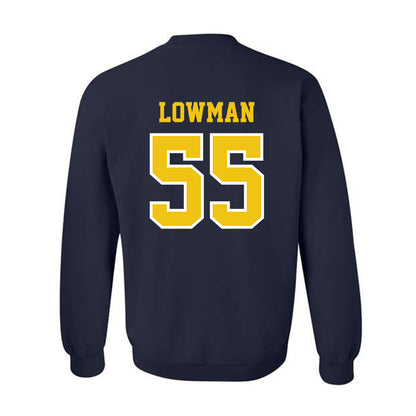 Michigan - NCAA Men's Lacrosse : Thomas Lowman - Classic Shersey Crewneck Sweatshirt-1