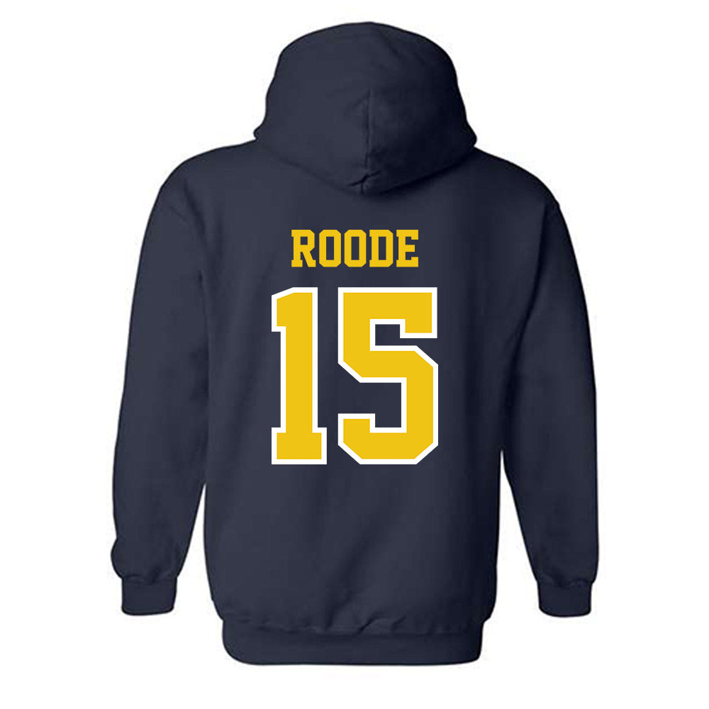 Michigan - NCAA Men's Lacrosse : Nick Roode - Classic Shersey Hooded Sweatshirt-1