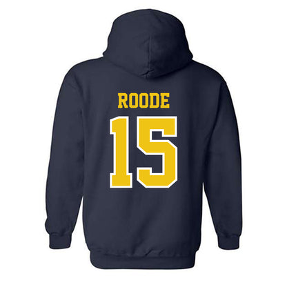 Michigan - NCAA Men's Lacrosse : Nick Roode - Classic Shersey Hooded Sweatshirt-1