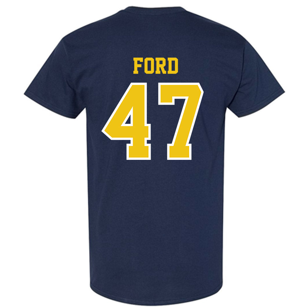 Michigan - NCAA Men's Lacrosse : Josh Ford - Classic Shersey T-Shirt-1