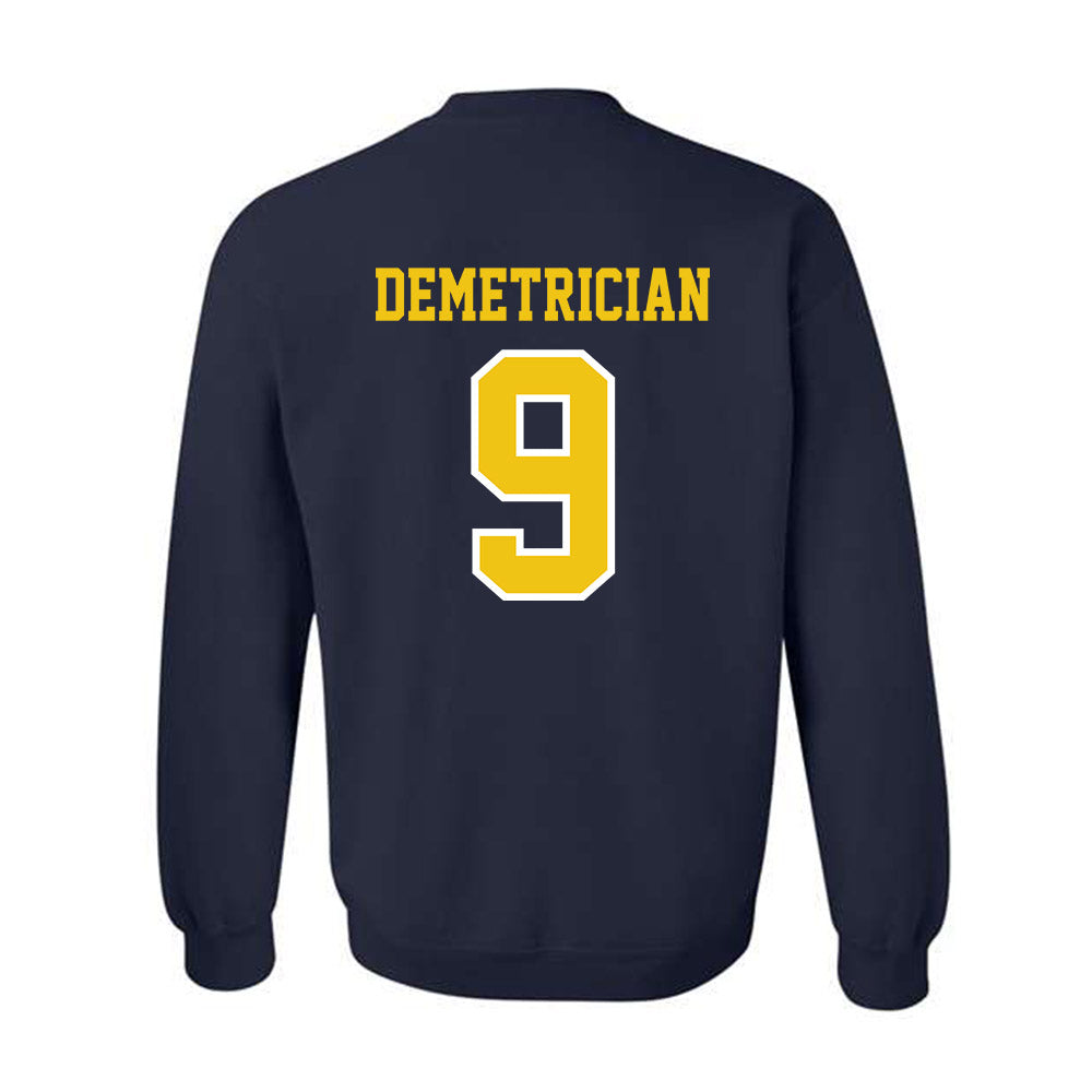 Michigan - NCAA Women's Volleyball : Ella Demetrician - Classic Shersey Crewneck Sweatshirt-1