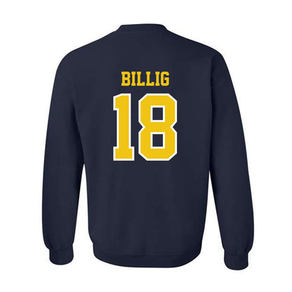 Michigan - NCAA Men's Lacrosse : Carson Billig - Classic Shersey Crewneck Sweatshirt-1