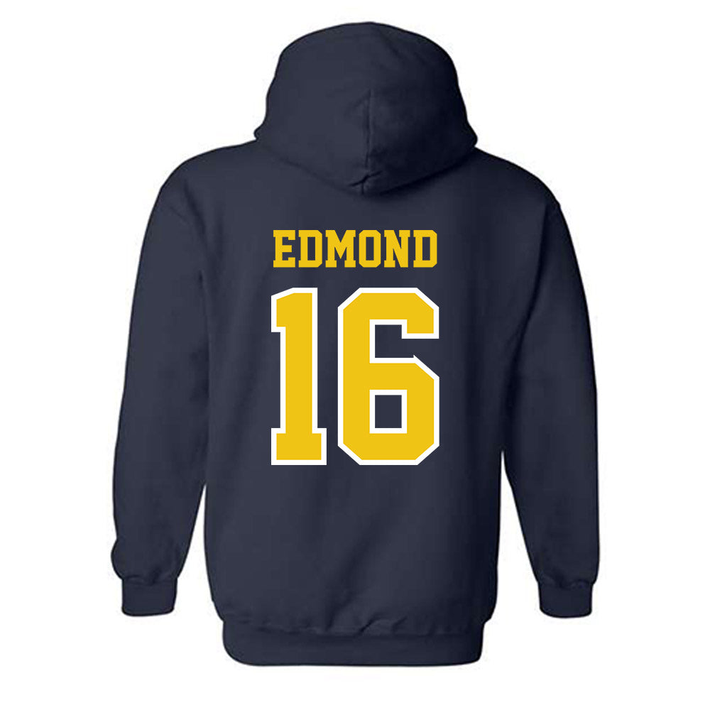 Michigan - NCAA Football : Jo'Ziah Edmond - Classic Shersey Hooded Sweatshirt-1