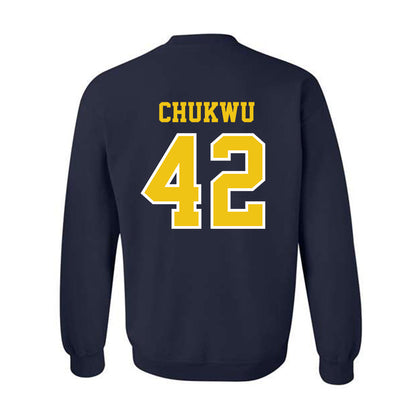 Michigan - NCAA Football : Jeffrey Chukwu - Classic Shersey Crewneck Sweatshirt-1