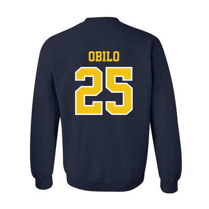 Michigan - NCAA Men's Soccer : Dubem Obilo - Classic Shersey Crewneck Sweatshirt-1