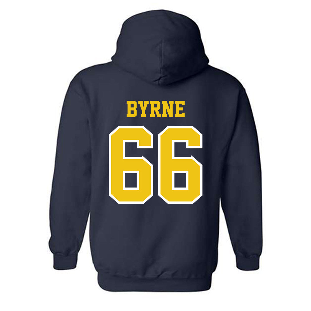 Michigan - NCAA Men's Lacrosse : Will Byrne - Classic Shersey Hooded Sweatshirt-1