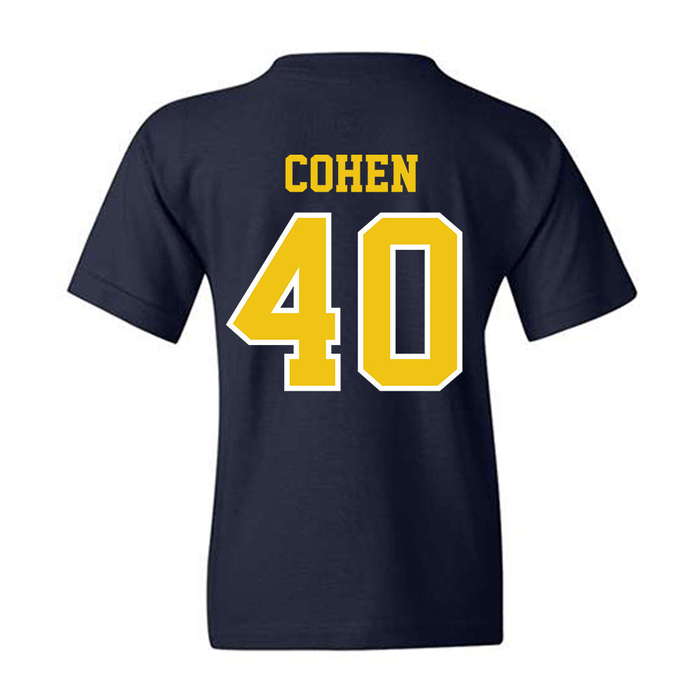 Michigan - NCAA Men's Lacrosse : Ryan Cohen - Classic Shersey Youth T-Shirt-1