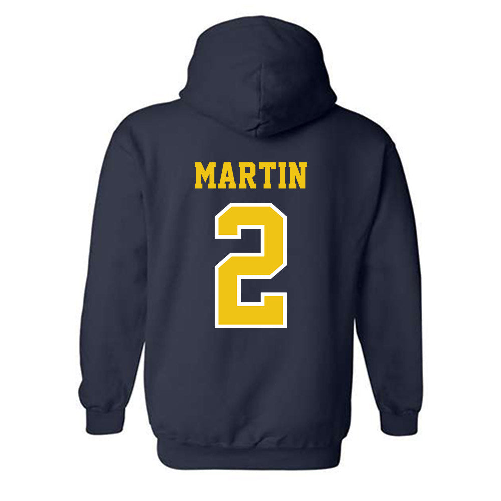 Michigan - NCAA Women's Lacrosse : Zoe Martin - Classic Shersey Hooded Sweatshirt-1