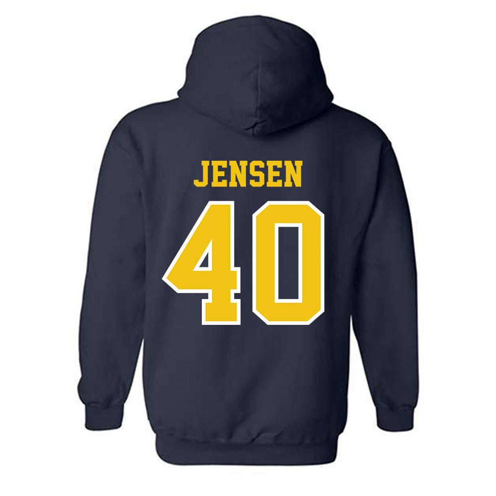 Michigan - NCAA Women's Lacrosse : Madeline Jensen - Classic Shersey Hooded Sweatshirt-1