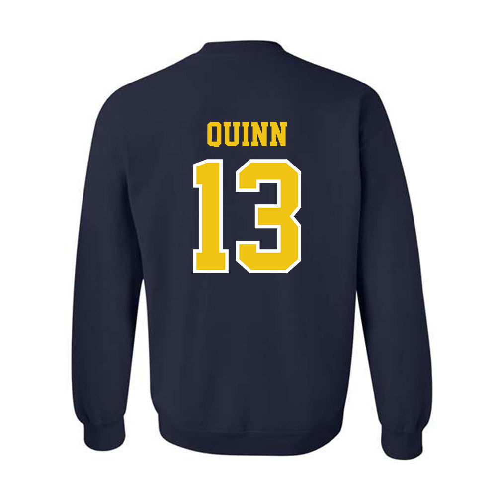 Michigan - NCAA Men's Lacrosse : Crandall Quinn - Classic Shersey Crewneck Sweatshirt-1