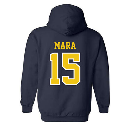 Michigan - NCAA Men's Basketball : Aday Mara - Classic Shersey Hooded Sweatshirt-1