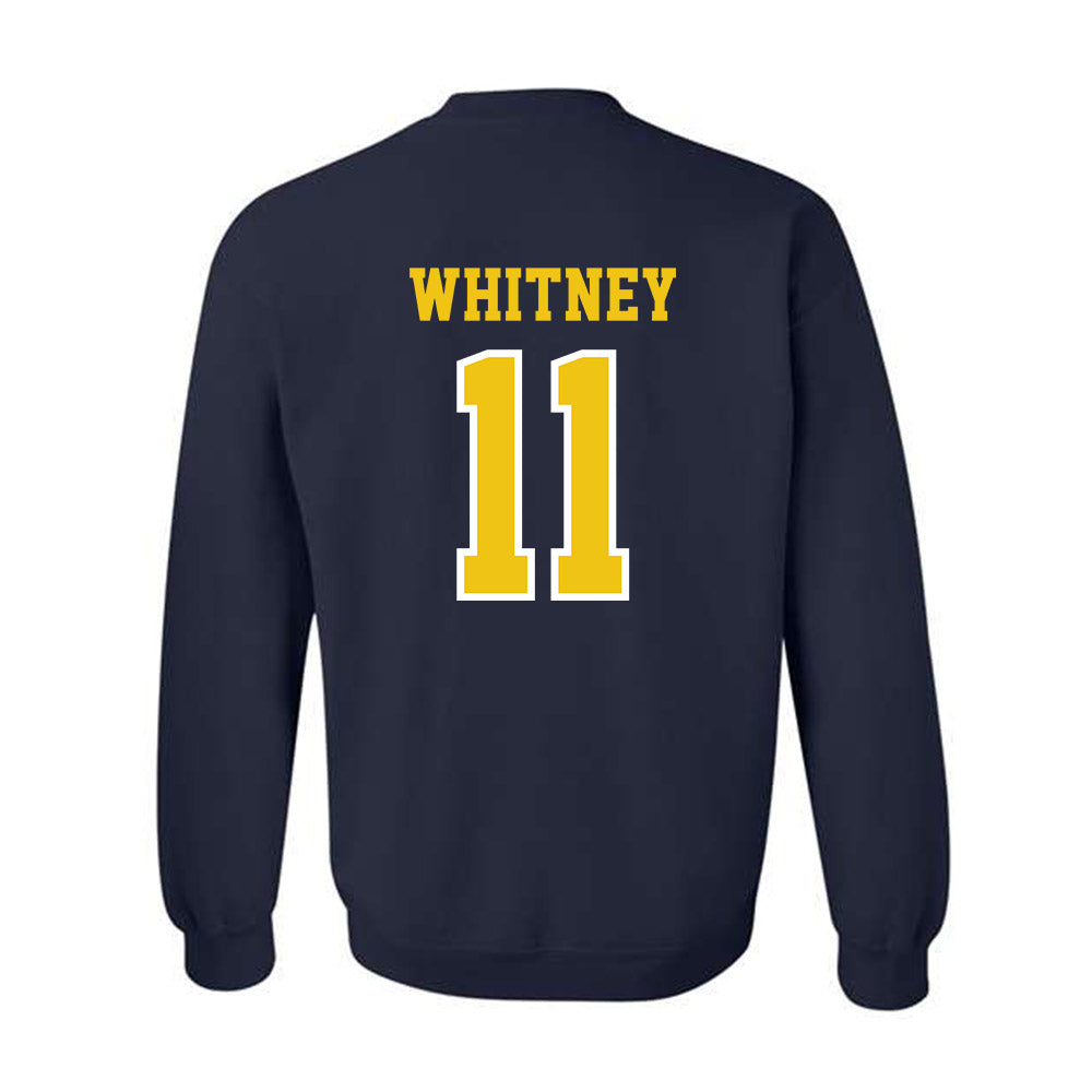 Michigan - NCAA Men's Lacrosse : Mason Whitney - Classic Shersey Crewneck Sweatshirt-1
