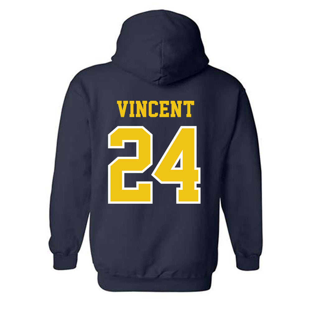 Michigan - NCAA Football : Jamarion Vincent - Classic Shersey Hooded Sweatshirt-1