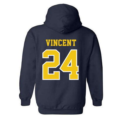 Michigan - NCAA Football : Jamarion Vincent - Classic Shersey Hooded Sweatshirt-1