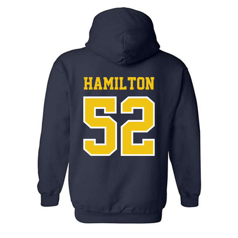 Michigan - NCAA Football : Ace Hamilton - Classic Shersey Hooded Sweatshirt-1