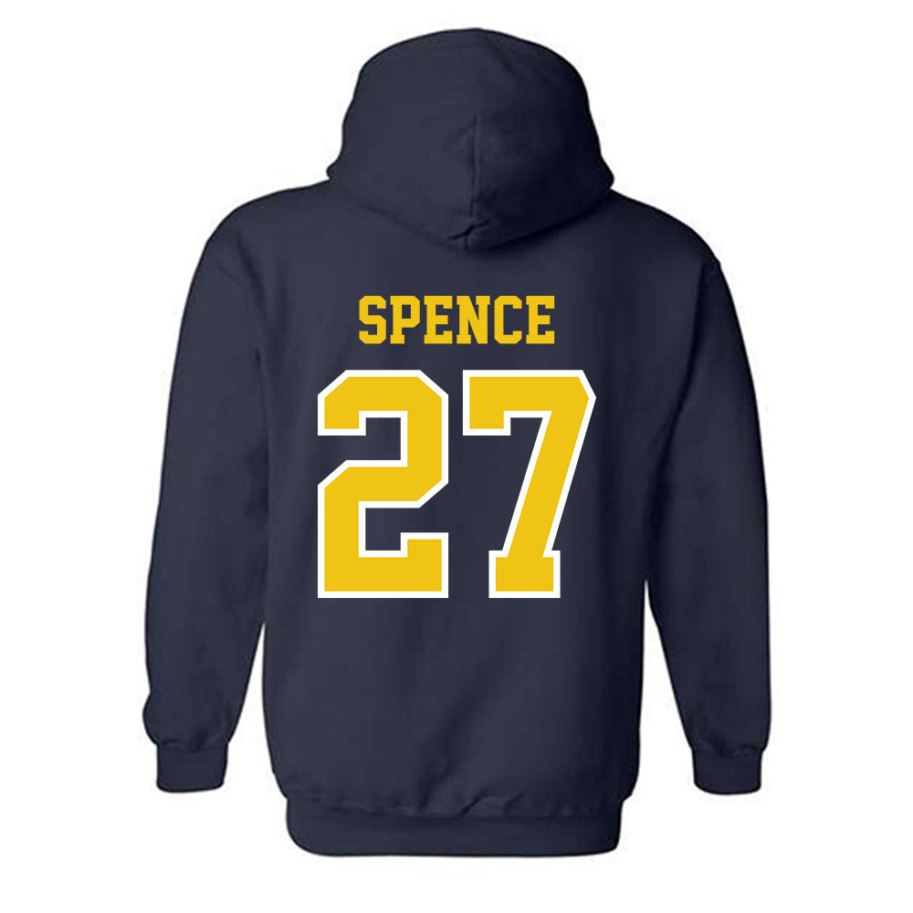 Michigan - NCAA Men's Ice Hockey : Malcolm Spence - Classic Shersey Hooded Sweatshirt-1