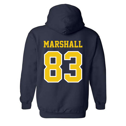 Michigan - NCAA Football : Zack Marshall - Classic Shersey Hooded Sweatshirt-1