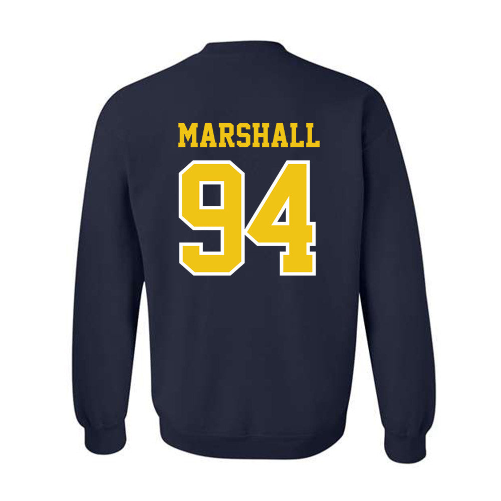 Michigan - NCAA Football : Nate Marshall - Classic Shersey Crewneck Sweatshirt-1