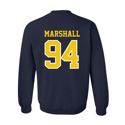Michigan - NCAA Football : Nate Marshall - Classic Shersey Crewneck Sweatshirt-1