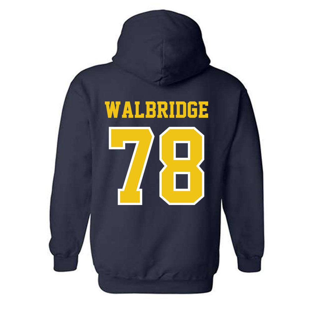 Michigan - NCAA Football : Marky Walbridge - Classic Shersey Hooded Sweatshirt-1