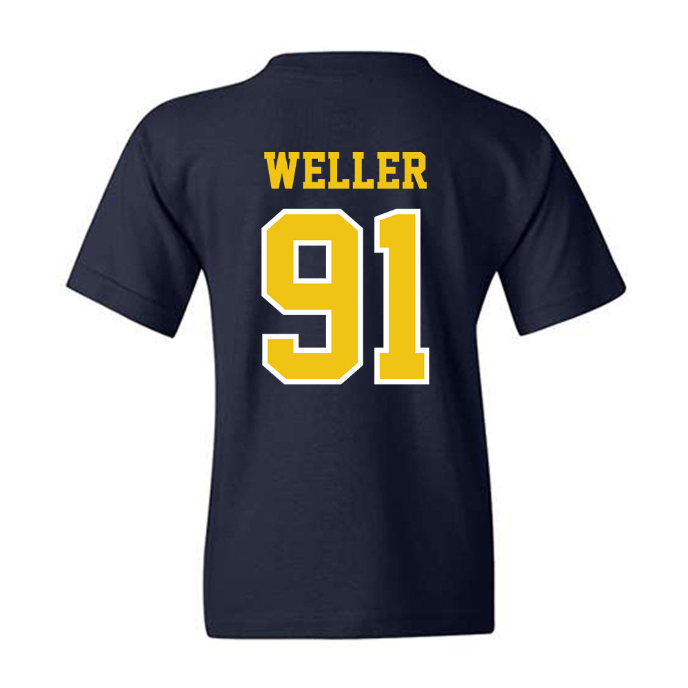 Michigan - NCAA Men's Lacrosse : Henry Weller - Classic Shersey Youth T-Shirt-1