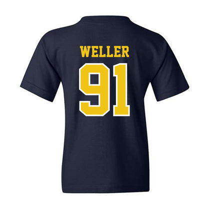 Michigan - NCAA Men's Lacrosse : Henry Weller - Classic Shersey Youth T-Shirt-1