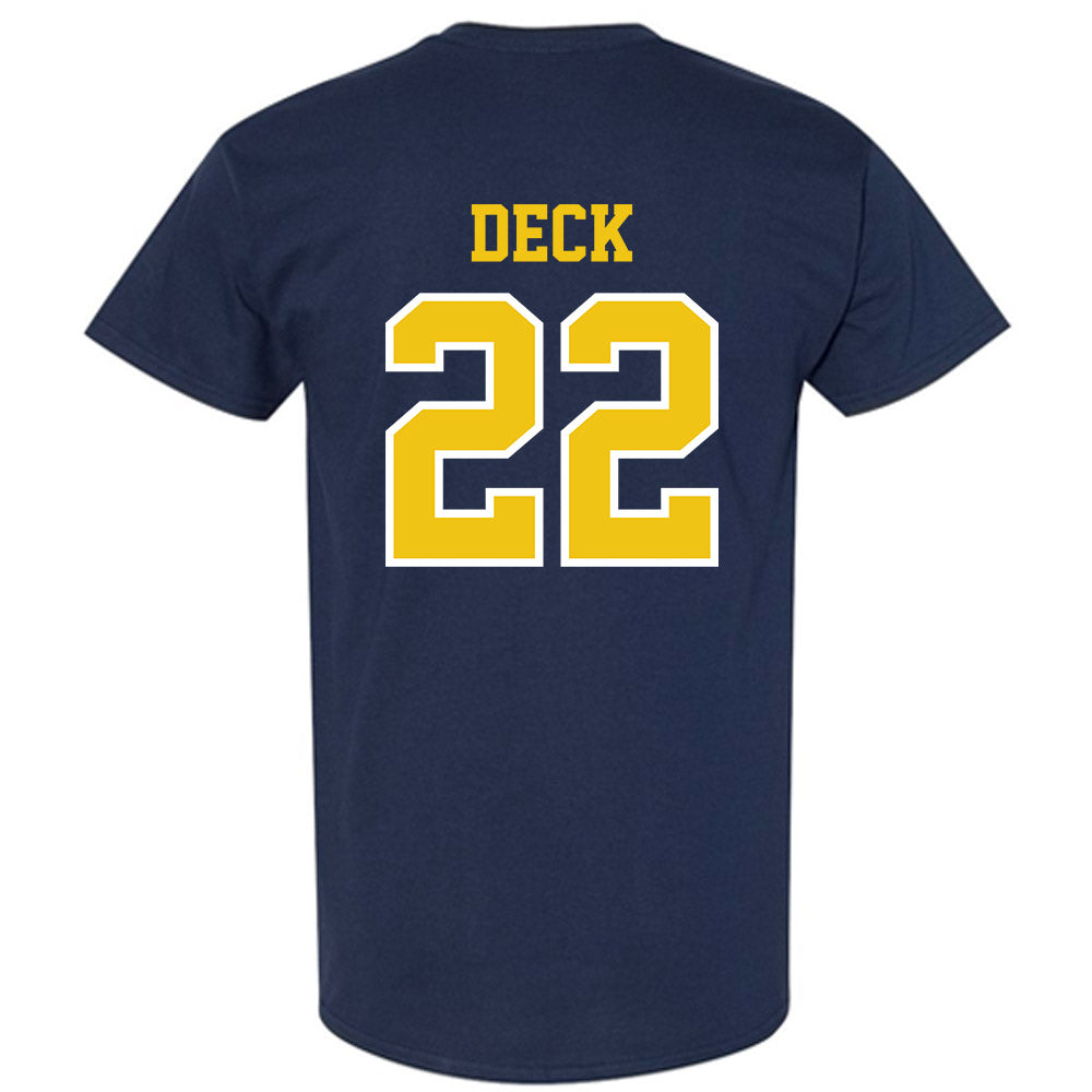 Michigan - NCAA Football : Jordan Deck - Classic Shersey T-Shirt-1