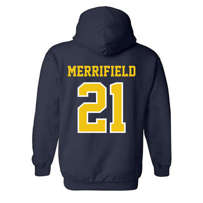 Michigan - NCAA Women's Lacrosse : Katharine Merrifield - Classic Shersey Hooded Sweatshirt-1