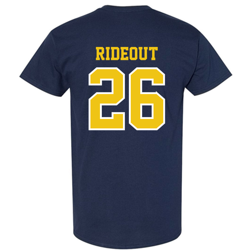 Michigan - NCAA Men's Lacrosse : Jack Rideout - Classic Shersey T-Shirt-1