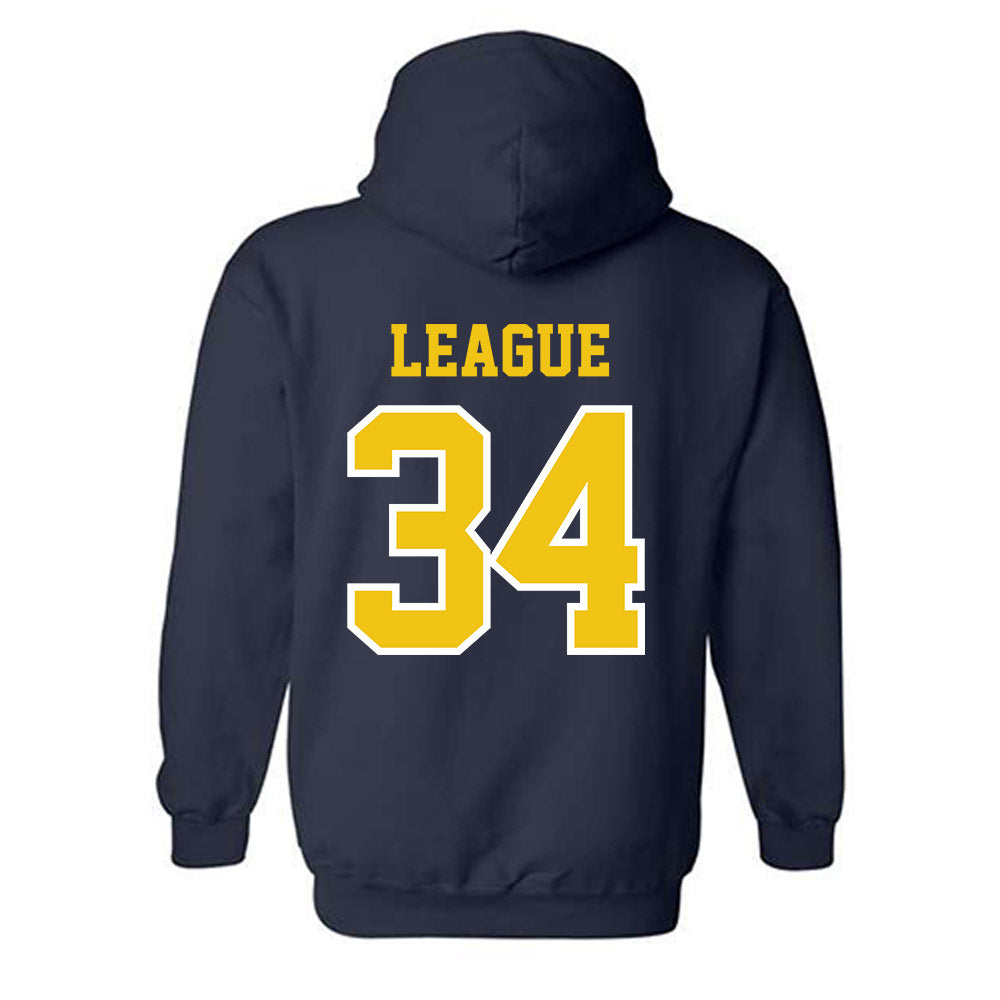 Michigan - NCAA Women's Soccer : Aniyah League - Classic Shersey Hooded Sweatshirt-1