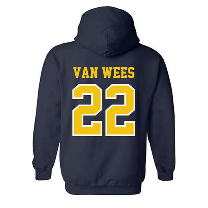Michigan - NCAA Women's Lacrosse : Truus van Wees - Classic Shersey Hooded Sweatshirt-1