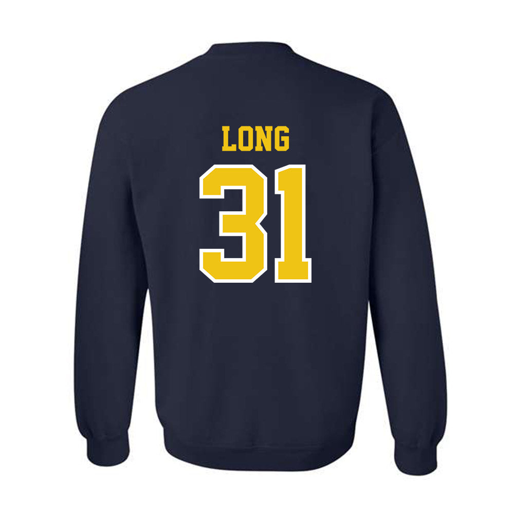 Michigan - NCAA Men's Lacrosse : Jack Long - Classic Shersey Crewneck Sweatshirt-1