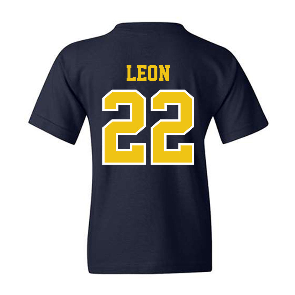 Michigan - NCAA Men's Soccer : Michael Leon - Classic Shersey Youth T-Shirt-1