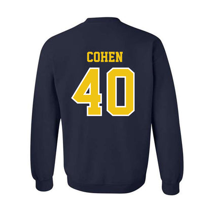 Michigan - NCAA Men's Lacrosse : Ryan Cohen - Classic Shersey Crewneck Sweatshirt-1