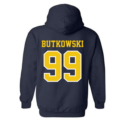 Michigan - NCAA Football : Trey Butkowski - Classic Shersey Hooded Sweatshirt-1