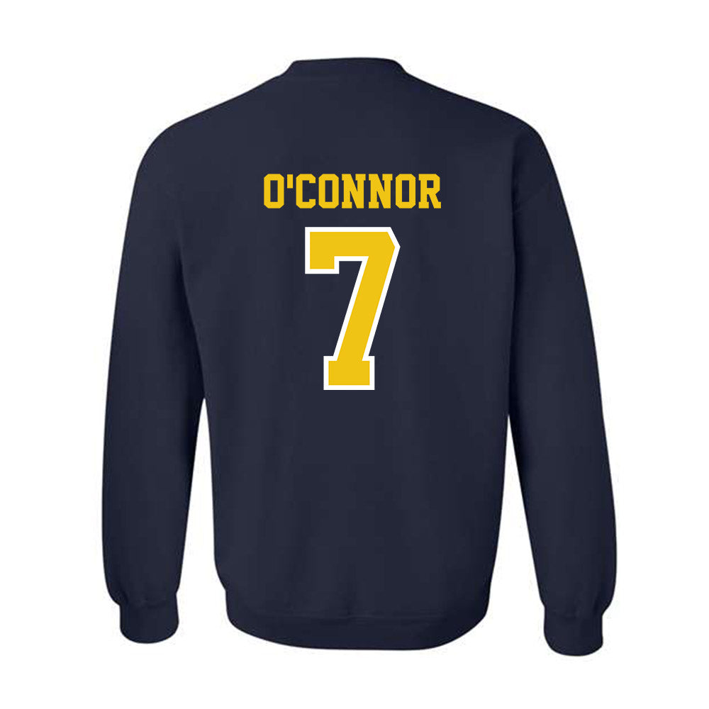 Michigan - NCAA Men's Lacrosse : Will O'Connor - Classic Shersey Crewneck Sweatshirt-1